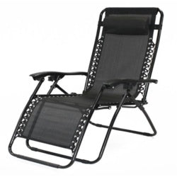 SupaGarden Oversize Zero Gravity Chair with Adjustable Reclining - Grey