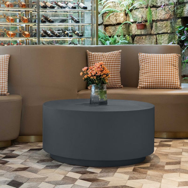 Rome GRC Coffee Table in Slate Black 52 kg