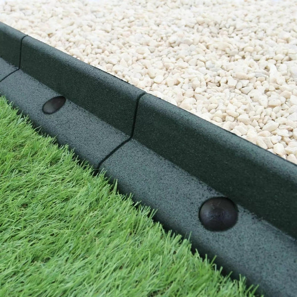 Green Flexible Lawn Edging - Grass and Pathways Border 1.2m x 4