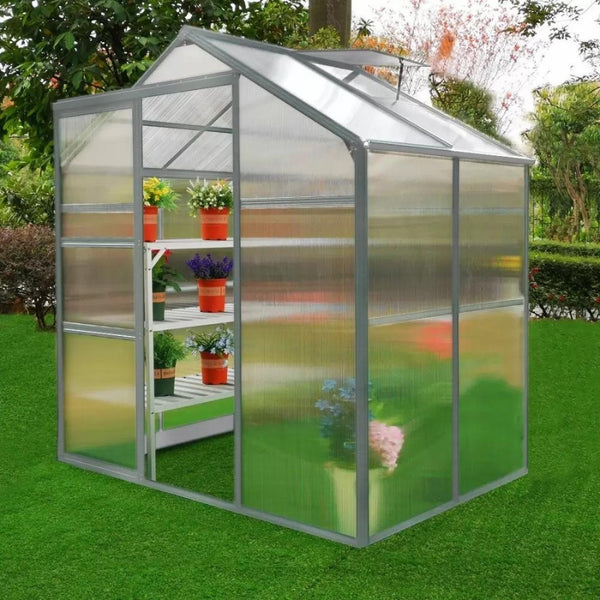 Greenhouse with 2 x Water-Resistant Racks