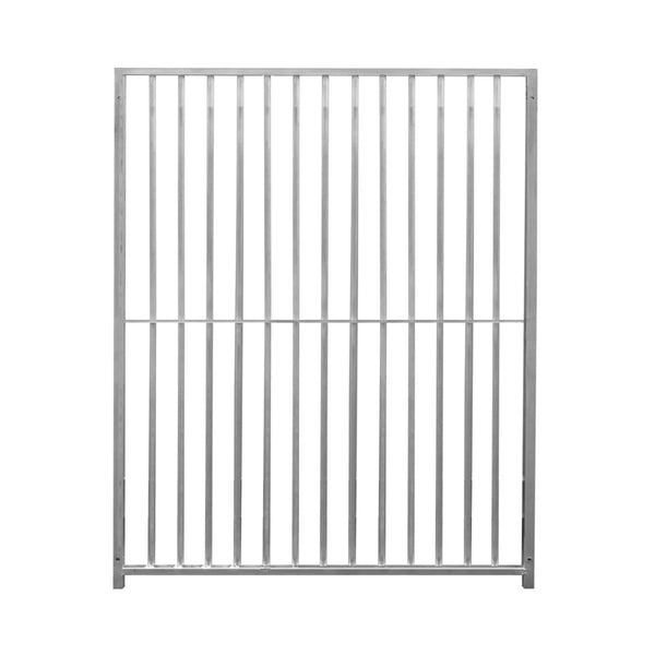 1.5m Dog Run Panel – 8cm Bar Spacing with Wall Fixing Brackets