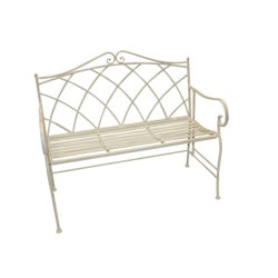 Pagoda Kew Garden Bench with Steel Frame and E-coating