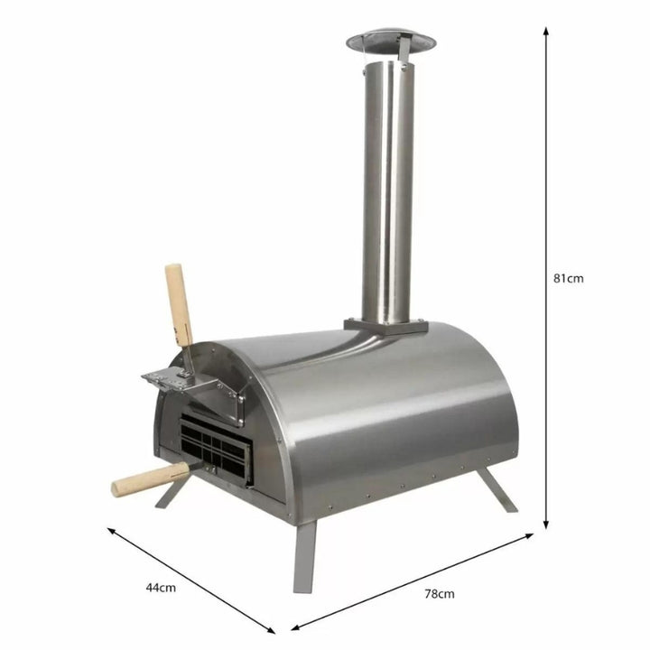 Outdoor Table Top Pizza Oven with FREE Waterproof Rain Cover