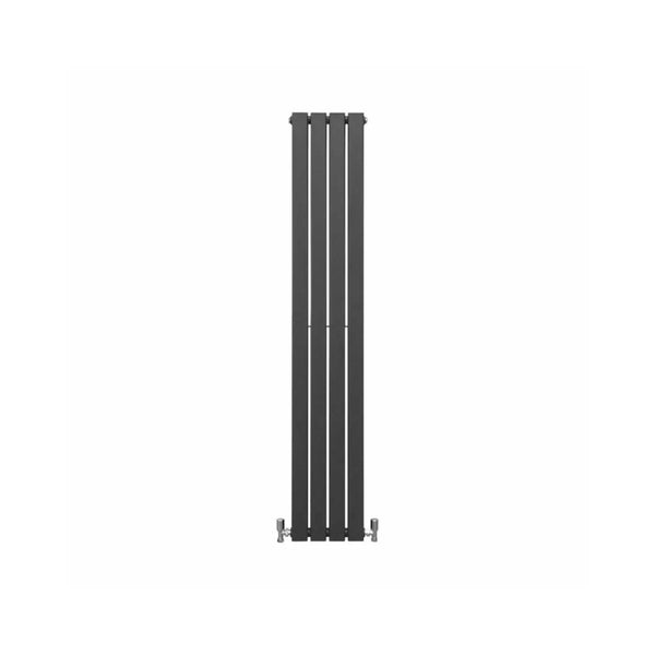 Vertical Designer Radiators - Anthracite Grey Flat Panel 600mm x 700mm