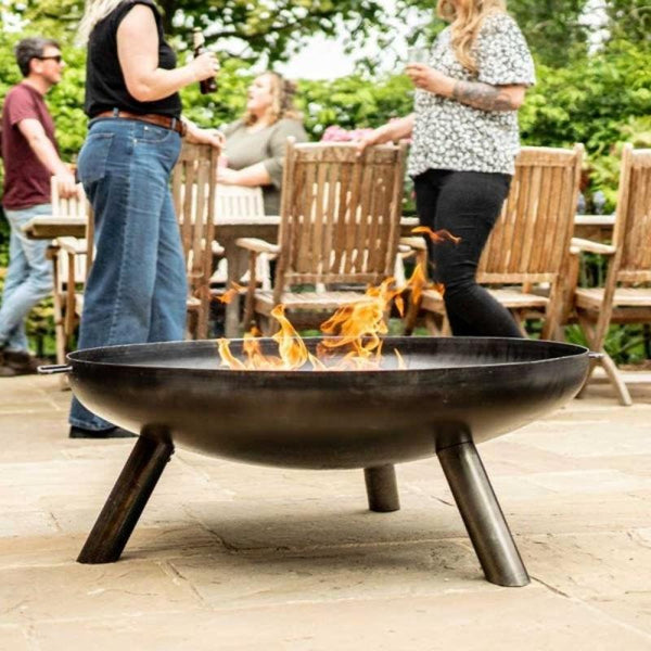 Ultimo Caldera Firebowl - Industrial Steel with Brushed Oil Finish