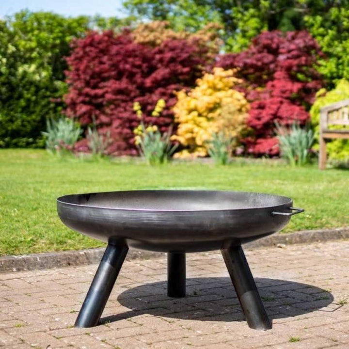 Grande Caldera Firebowl - Industrial Steel with Brushed Oil Finish