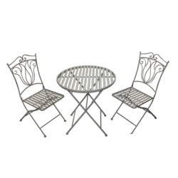 Pagoda Richmond Bistro Set with Electro-Coated Paint Finish