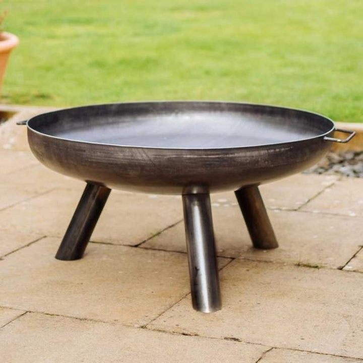 Primo Caldera Firebowl - Industrial Steel with Brushed Oil Finish