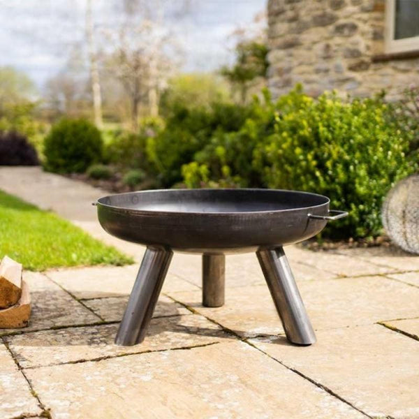 Caldera Firebowl - Industrial Steel with Brushed Oil Finish