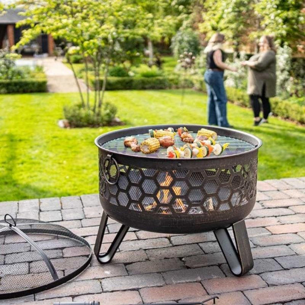 Miel Deepbowl Firepit for Barbeque-Style Cooking