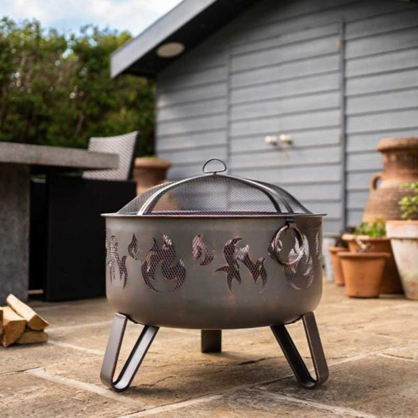 Fuego Deepbowl Firepit with  Easy-lift Handles