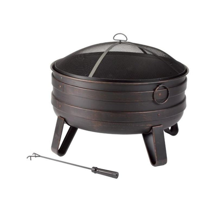 Santiago Deepbowl Firepit with Powder Coated Steel