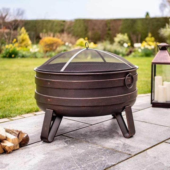 Santiago Deepbowl Firepit with Powder Coated Steel