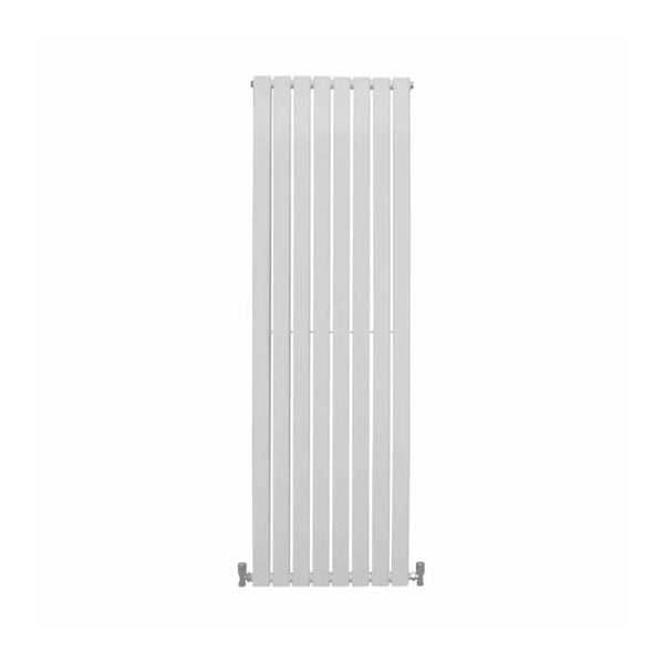 Vertical Designer Radiators - Gloss White Flat Panel 600mm x 910mm