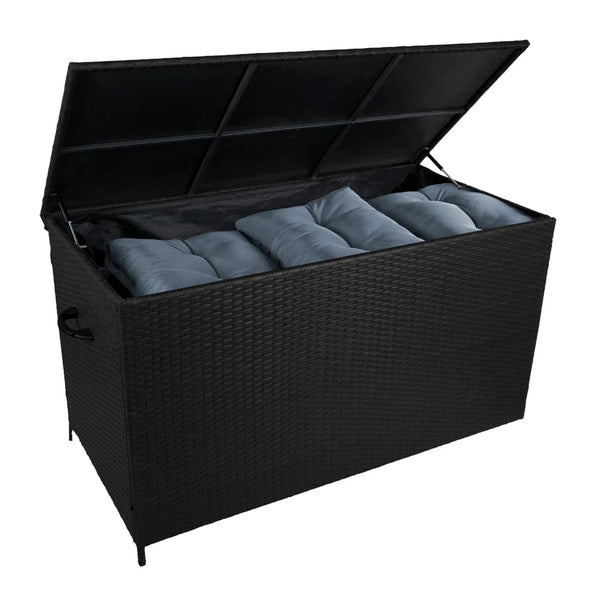 Jardi Rattan Cushion Storage Box - Black