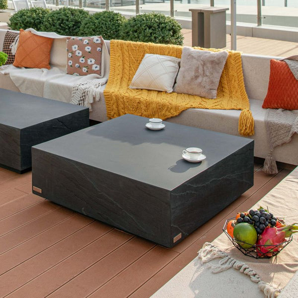 Colorado GRC Large Coffee Table Slate Black | Glass Reinforced Concrete