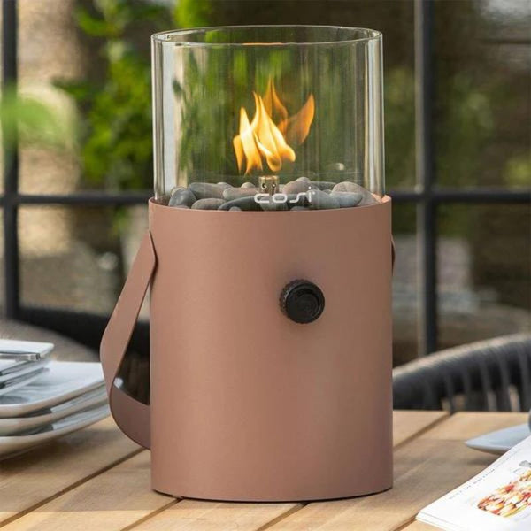 Blaze Terracotta Fire Lantern with Handle