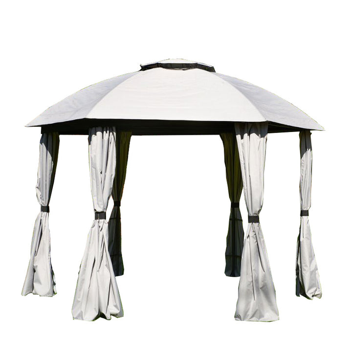 Glendale Big Hex Gazebo - Grey