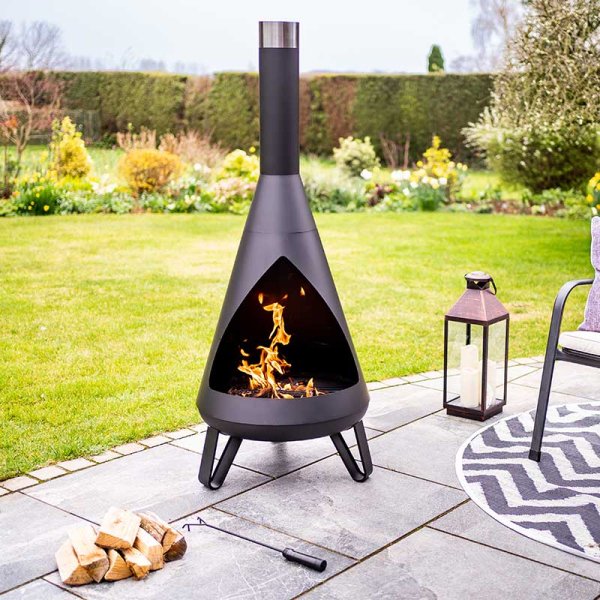 Havanna Grande Rio Chimenea with Integrated Firebowl