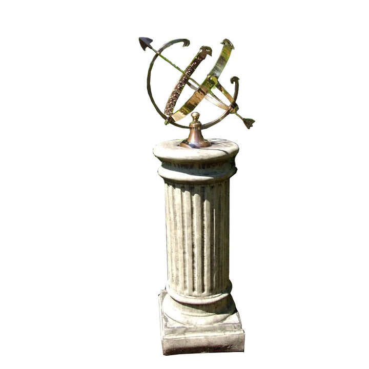 Lucas Stone Oxford Armillary Garden Feature Large