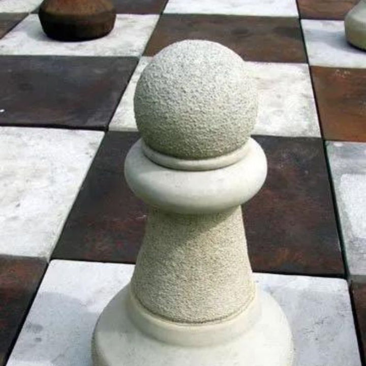 Lucas Stone Pawn Chess Piece Sandstone