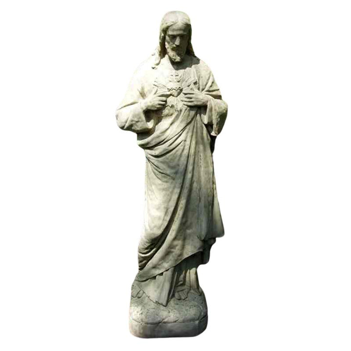 Lucas Stone Sacred Heart Garden Statue