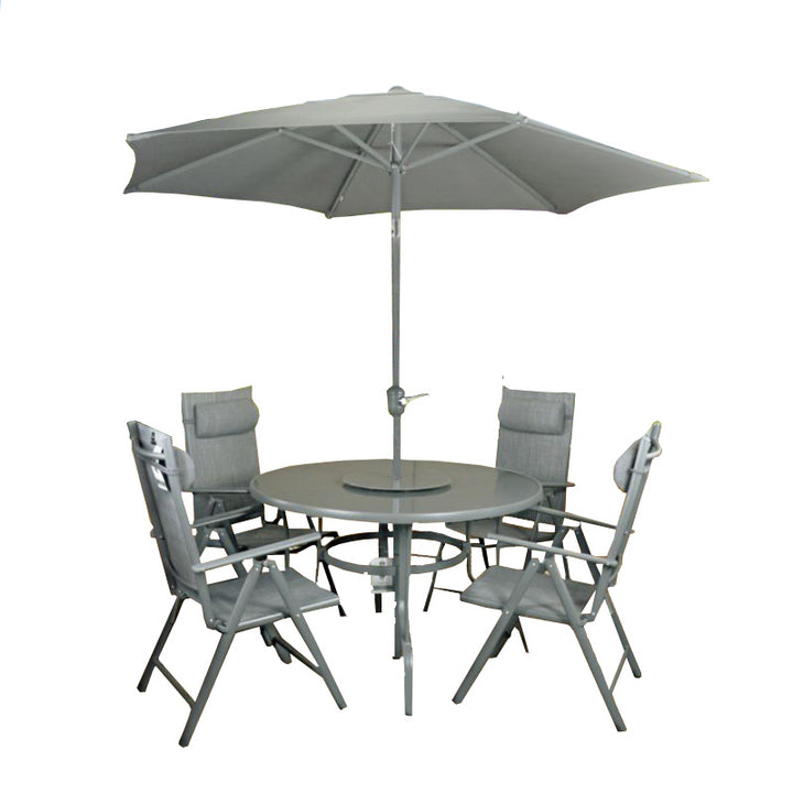 Pagoda Sienna Dining Set With Reclining Chairs 4 Seat