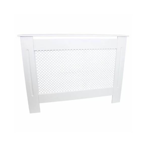 Radiator Cover MDF White 1115mm with FREE Cleaning Tool