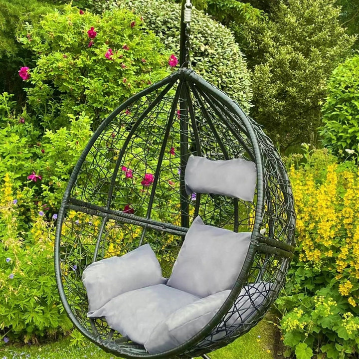 Rattan Egg Chairs with Free Waterproof Rain Cover