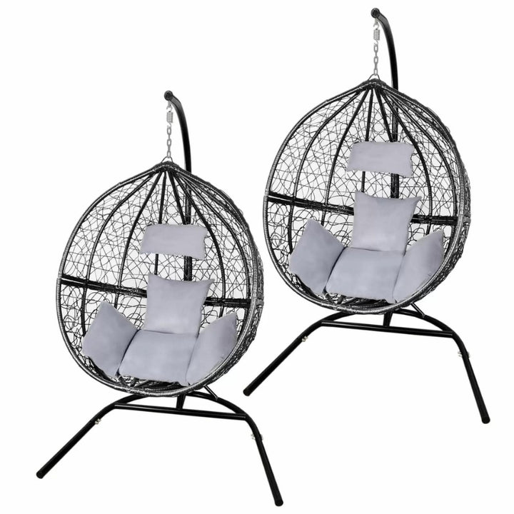 Rattan Egg Chairs with Free Waterproof Rain Cover