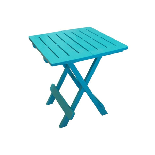 SupaGarden Plastic Folding Camping Table - Turquoise