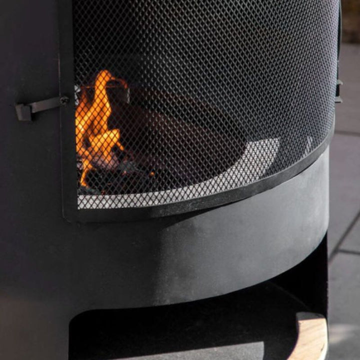 Laguna Outdoor Chiminea with Pizza Shelf