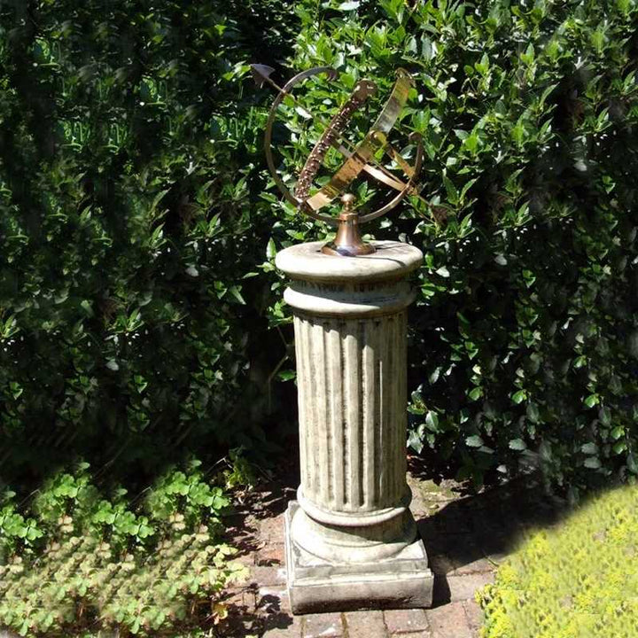 Lucas Stone Oxford Armillary Garden Feature Large